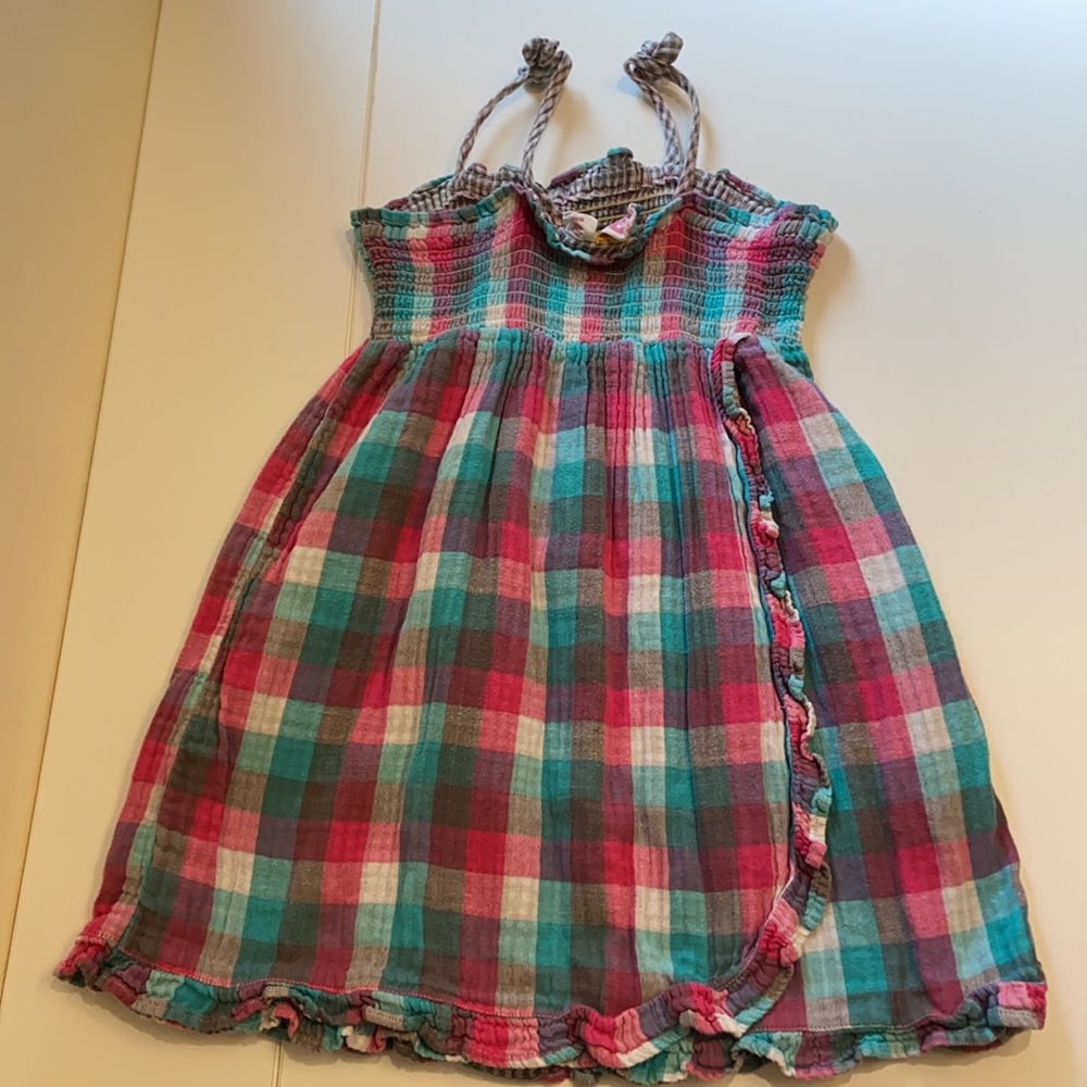 Kids Roxy Checkered Sundress - Picture 3 of 3